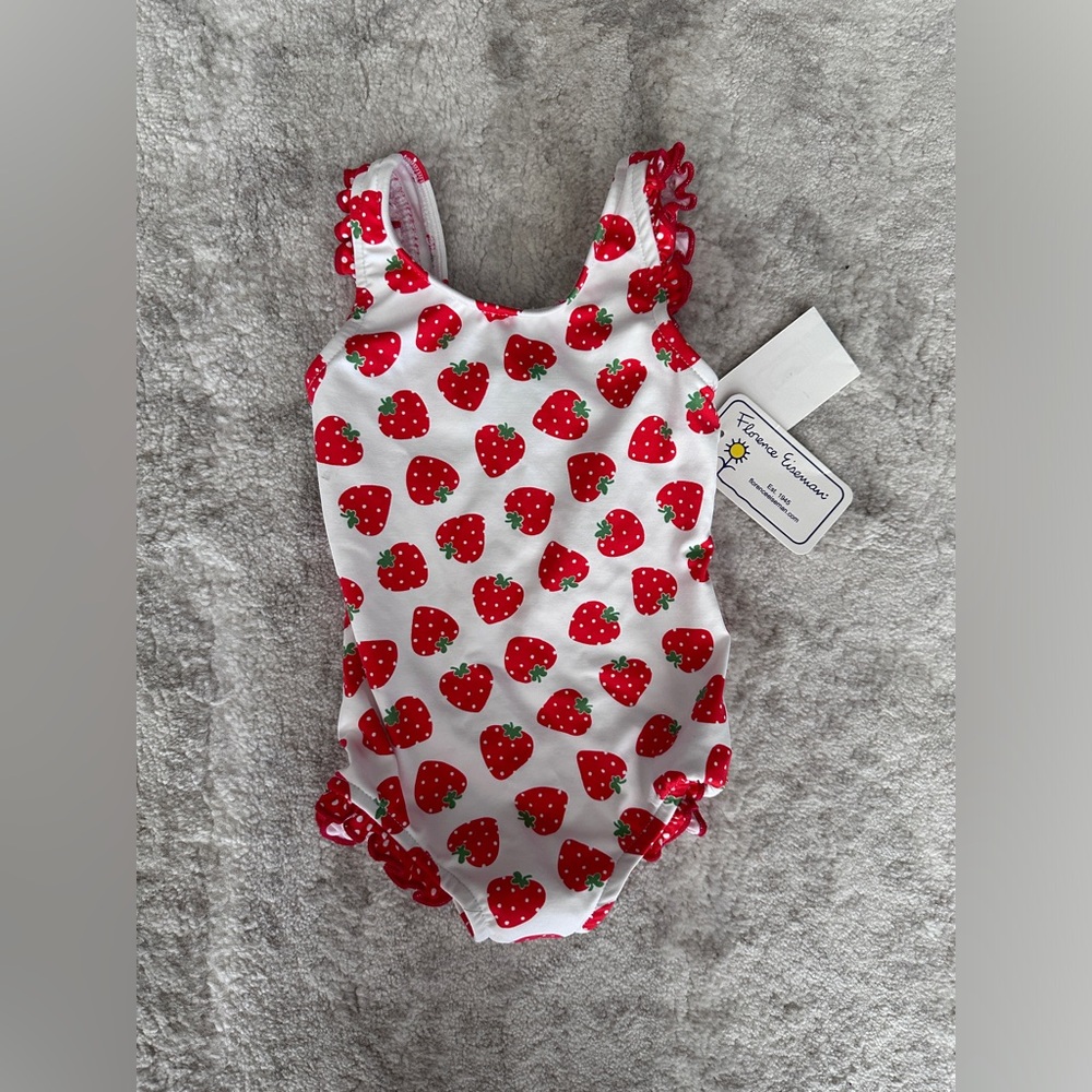 NWT Florence Eiseman Strawberry Bathing Suit 🍓